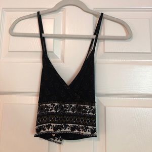 Forever 21 patterned crop top